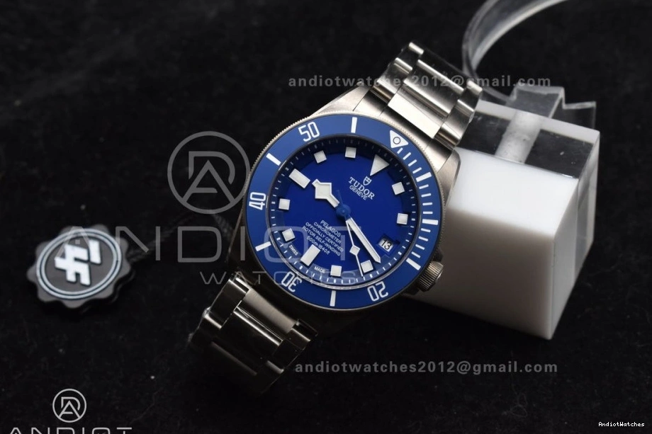 Edition ZF Best 1:1 on Snug Pelagos Titanium V A2824 Bracelet Blue 528 1007